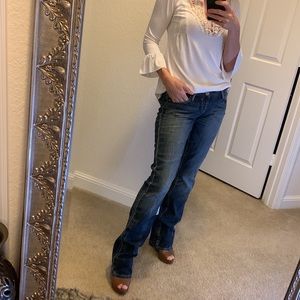 Arden B top xs white LACE NWOT